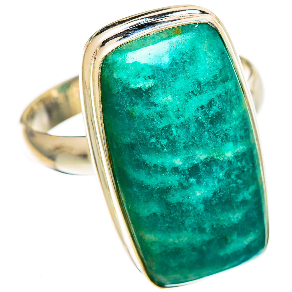 Amazonite Rings handcrafted by Anasilvercos - RING110455 - Photo 2