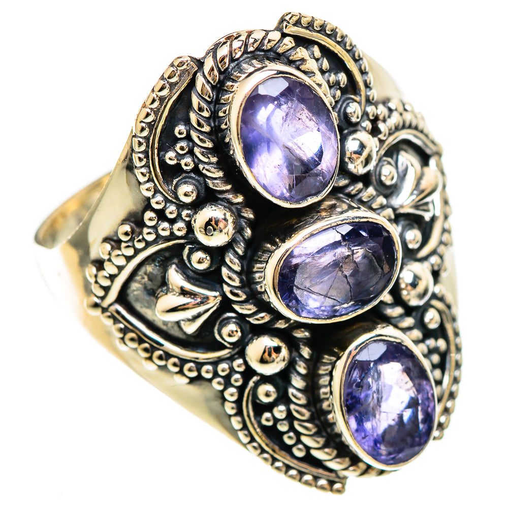Violet Spinel Rings handcrafted by Anasilvercos - RING110462 - Photo 2