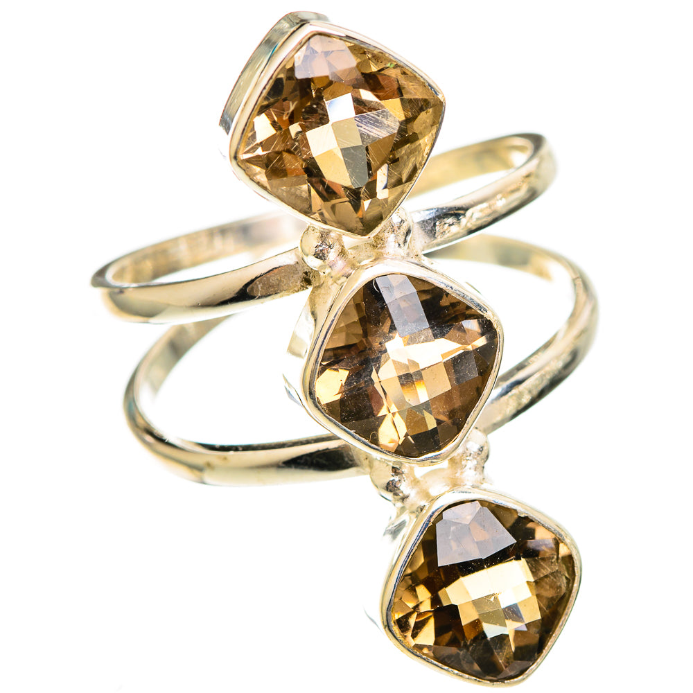 Smoky Quartz Rings handcrafted by Anasilvercos - RING110485 - Photo 2