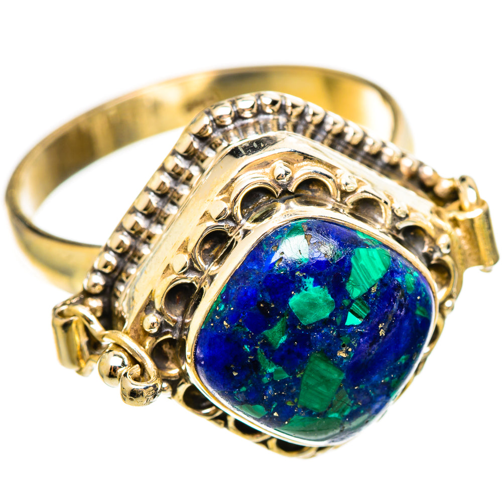 Azurite Rings handcrafted by Anasilvercos - RING110504 - Photo 2