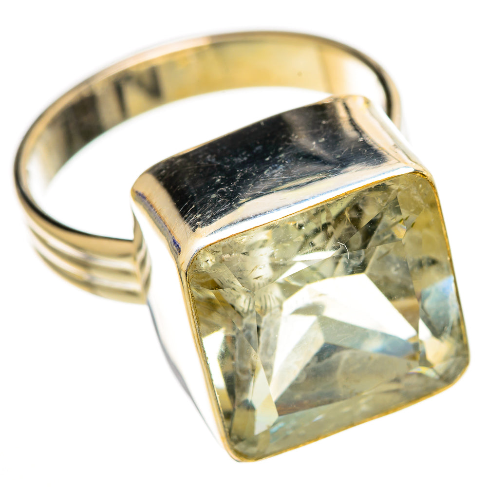 Green Amethyst Rings handcrafted by Anasilvercos - RING110512 - Photo 2