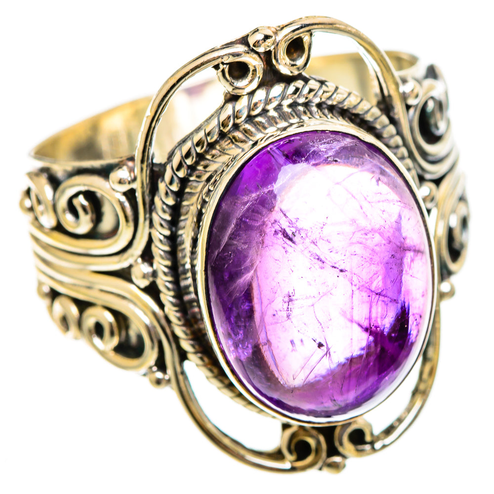 Amethyst Rings handcrafted by Anasilvercos - RING110518 - Photo 2