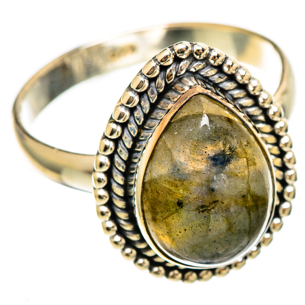 Labradorite Rings handcrafted by Anasilvercos - RING110532 - Photo 2