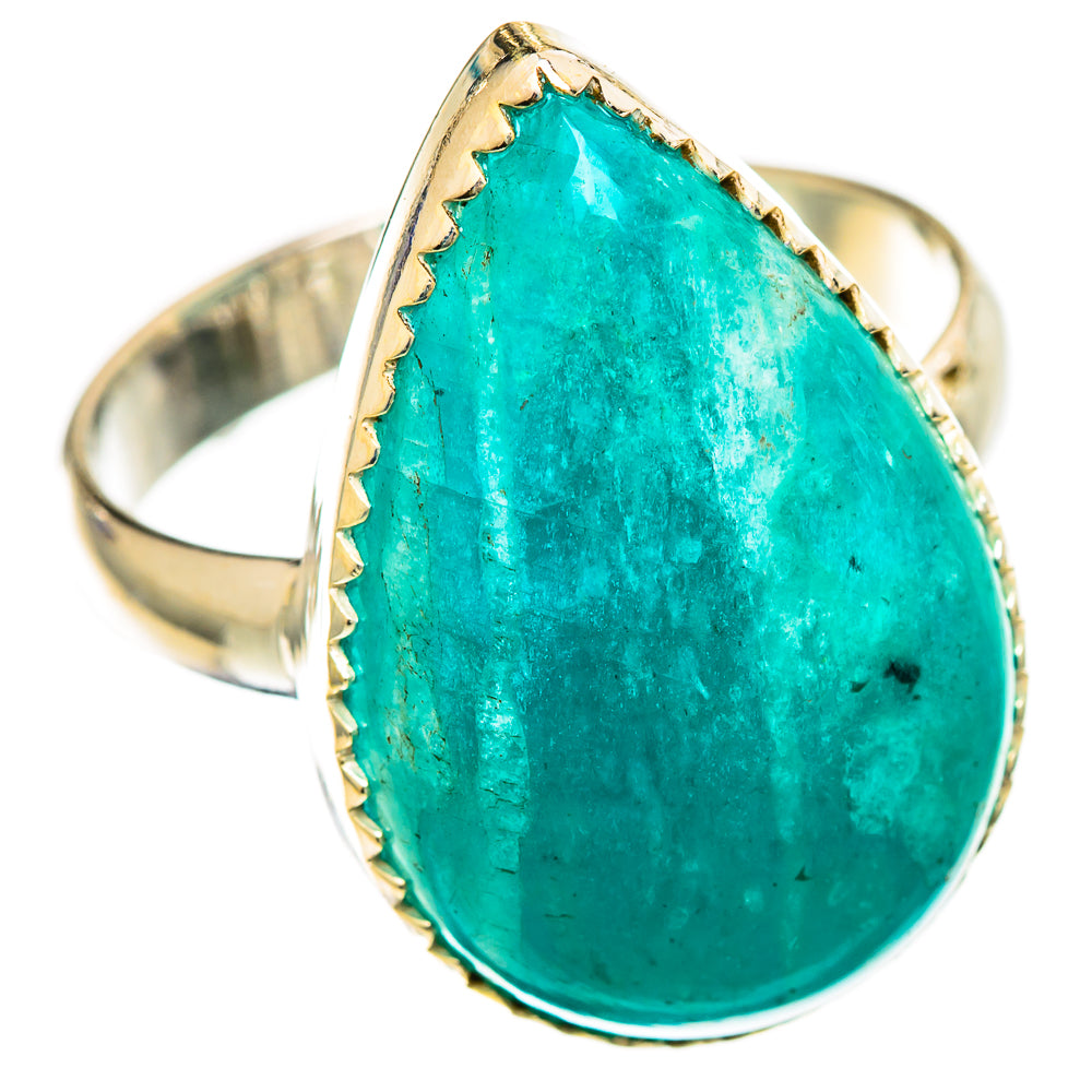 Amazonite Rings handcrafted by Anasilvercos - RING110540 - Photo 2