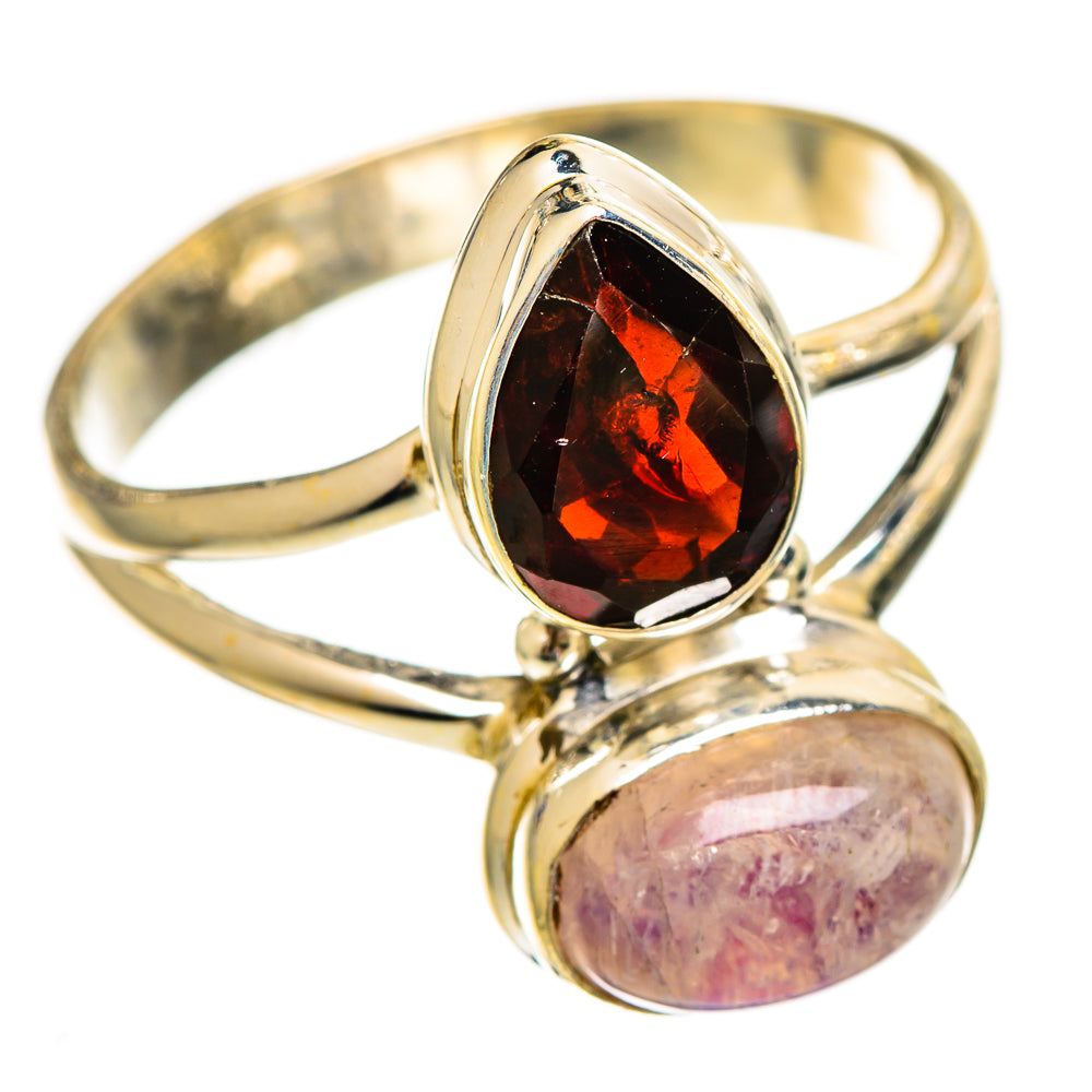 Pink Moonstone Rings handcrafted by Anasilvercos - RING110558 - Photo 2