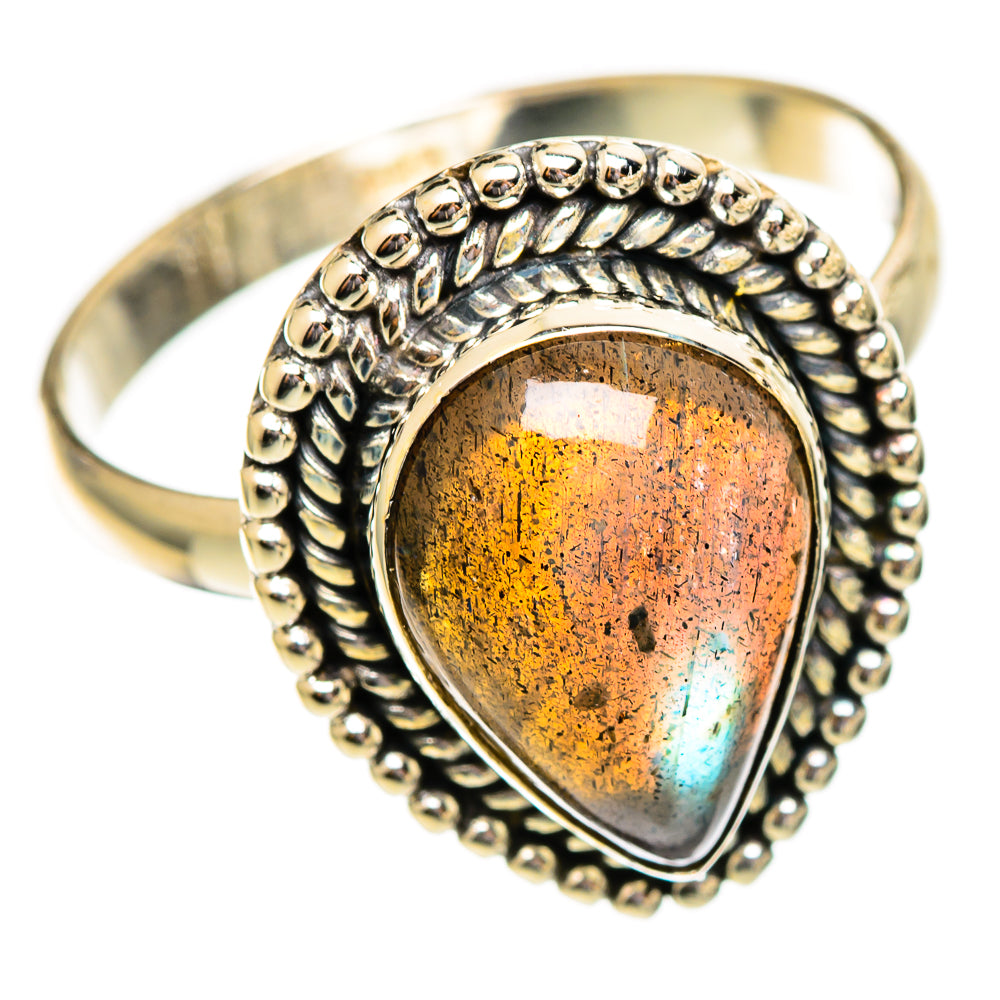 Labradorite Rings handcrafted by Anasilvercos - RING110560 - Photo 2