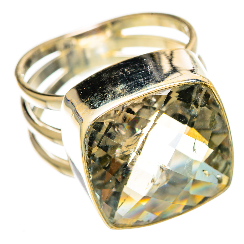 Green Amethyst Rings handcrafted by Anasilvercos - RING110564 - Photo 2