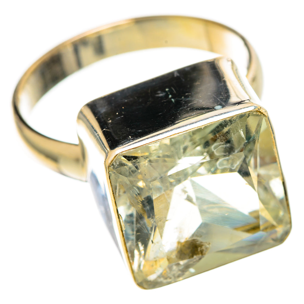 Green Amethyst Rings handcrafted by Anasilvercos - RING110569 - Photo 2