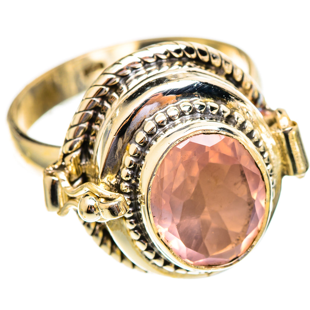 Rose Quartz Rings handcrafted by Anasilvercos - RING110570 - Photo 2