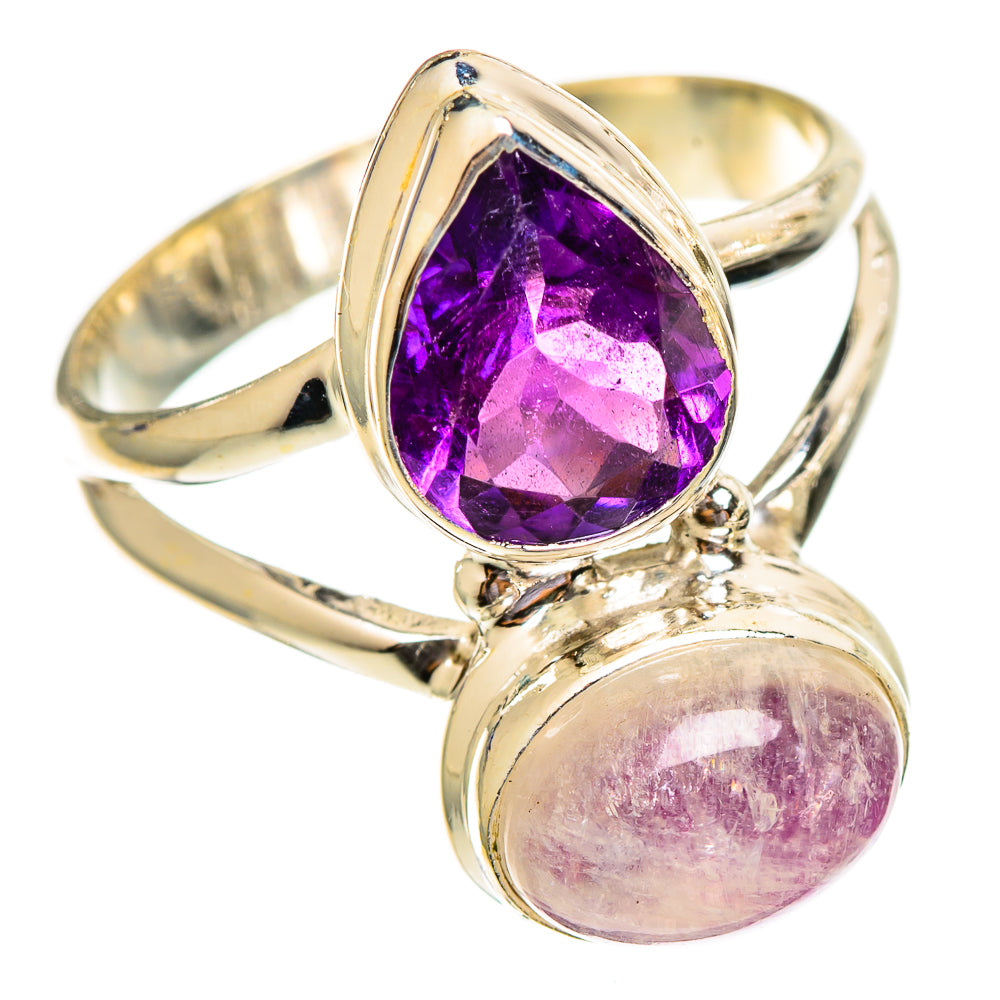 Pink Moonstone Rings handcrafted by Anasilvercos - RING110584 - Photo 2