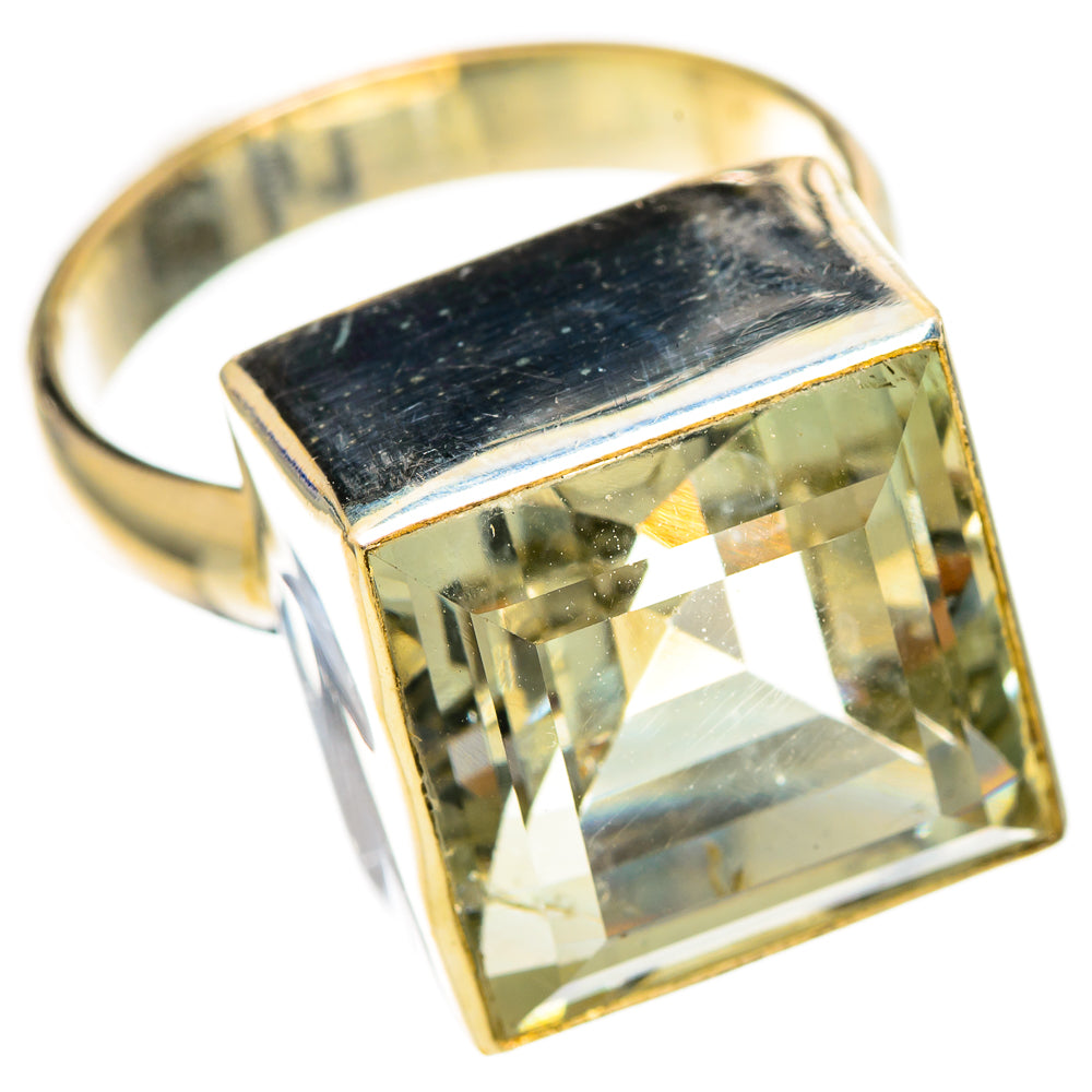 Green Amethyst Rings handcrafted by Anasilvercos - RING110594 - Photo 2