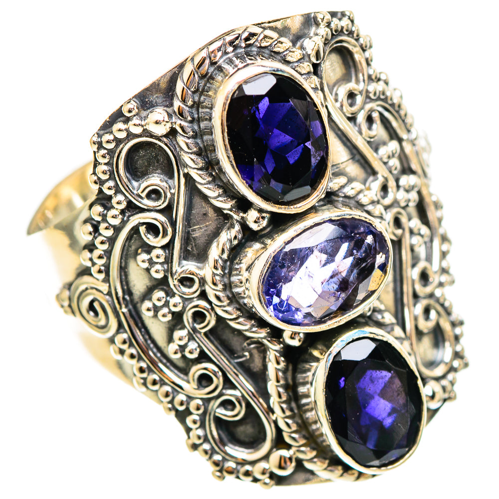 Violet Spinel Rings handcrafted by Anasilvercos - RING110599 - Photo 2