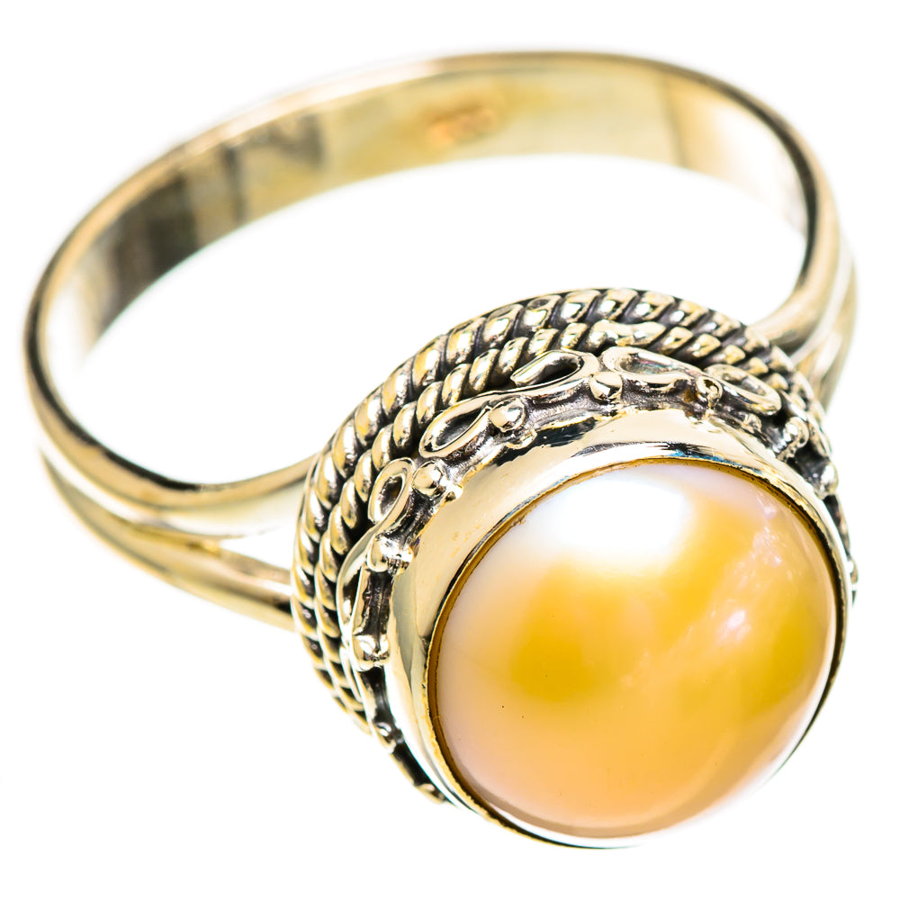 Cultured Pearl Rings handcrafted by Anasilvercos - RING110603 - Photo 2