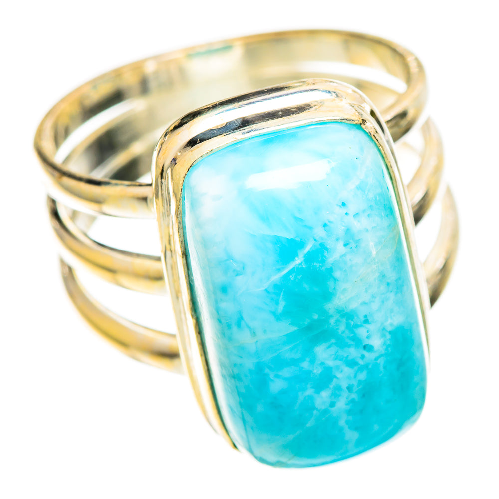 Larimar Rings handcrafted by Anasilvercos - RING110616 - Photo 2
