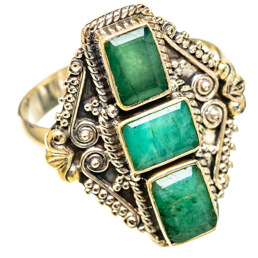 Emerald Rings handcrafted by Anasilvercos - RING110620 - Photo 2