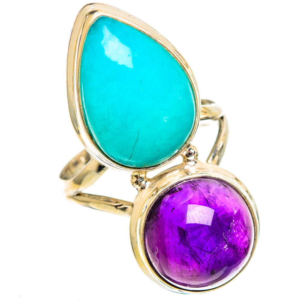 Amazonite Rings handcrafted by Anasilvercos - RING110649 - Photo 2