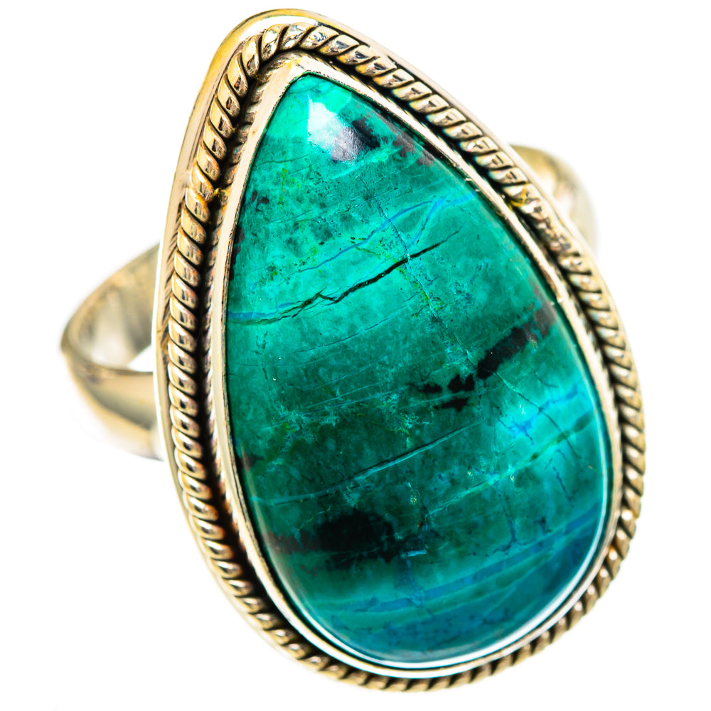 Chrysocolla Rings handcrafted by Anasilvercos - RING110659 - Photo 2
