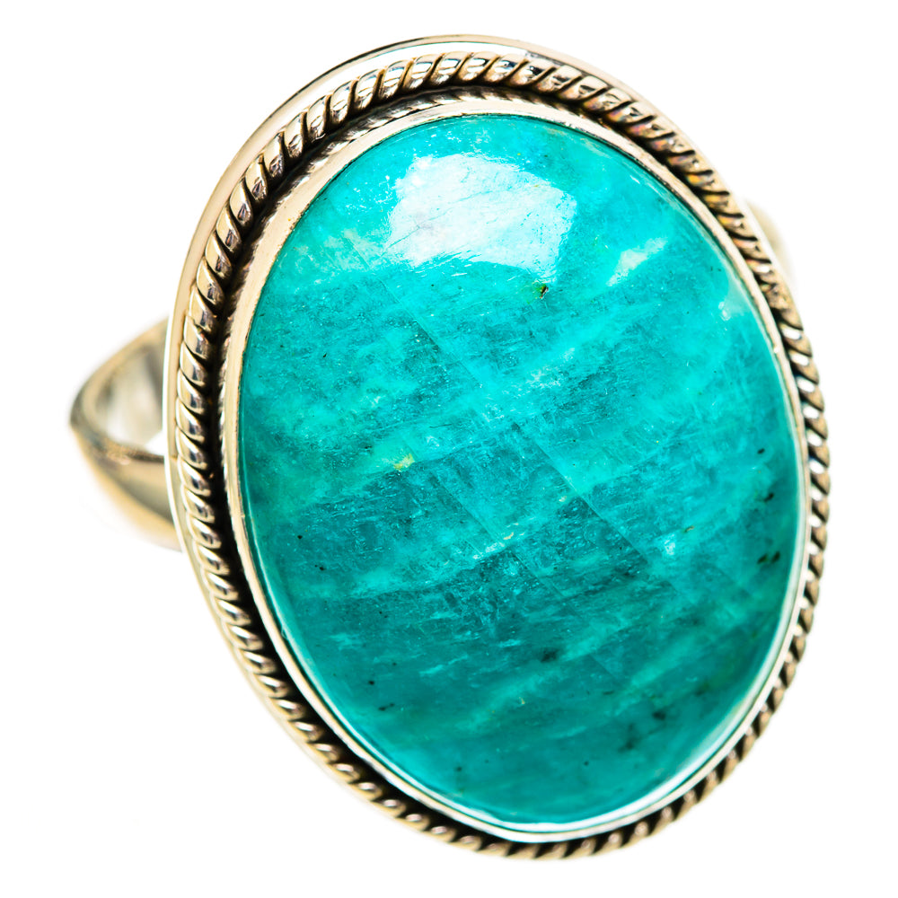 Amazonite Rings handcrafted by Anasilvercos - RING110662 - Photo 2