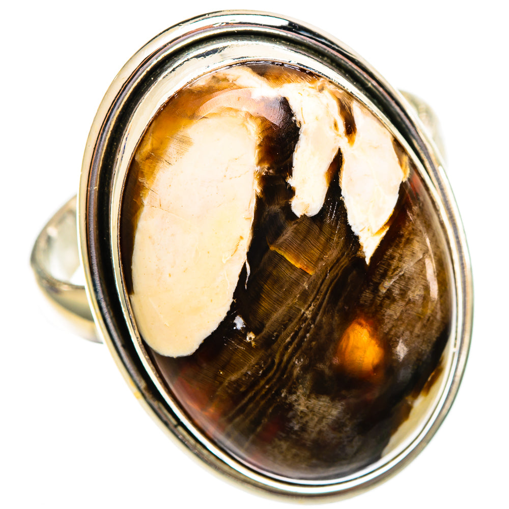 Peanut Wood Jasper Rings handcrafted by Anasilvercos - RING110670 - Photo 2