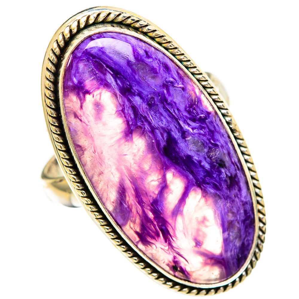 Charoite Rings handcrafted by Anasilvercos - RING110677 - Photo 2