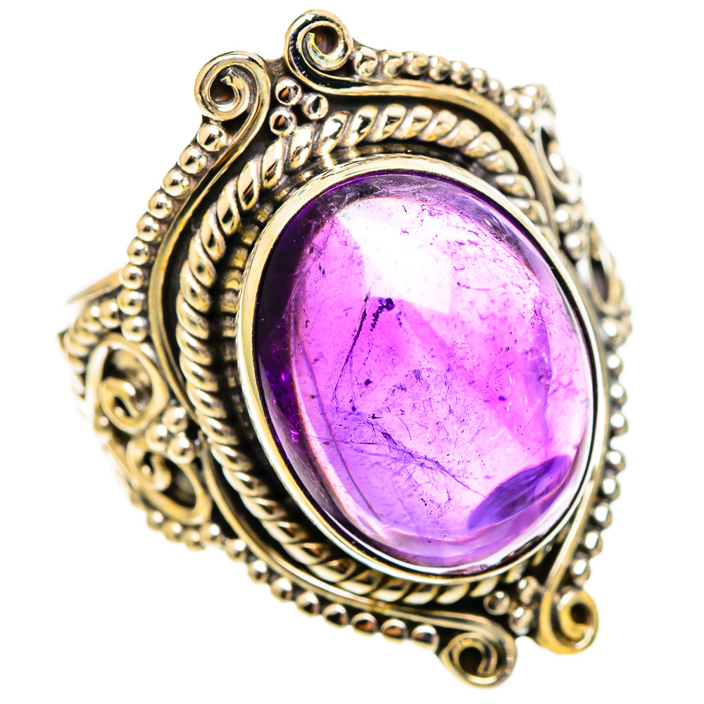 Amethyst Rings handcrafted by Anasilvercos - RING110678 - Photo 2
