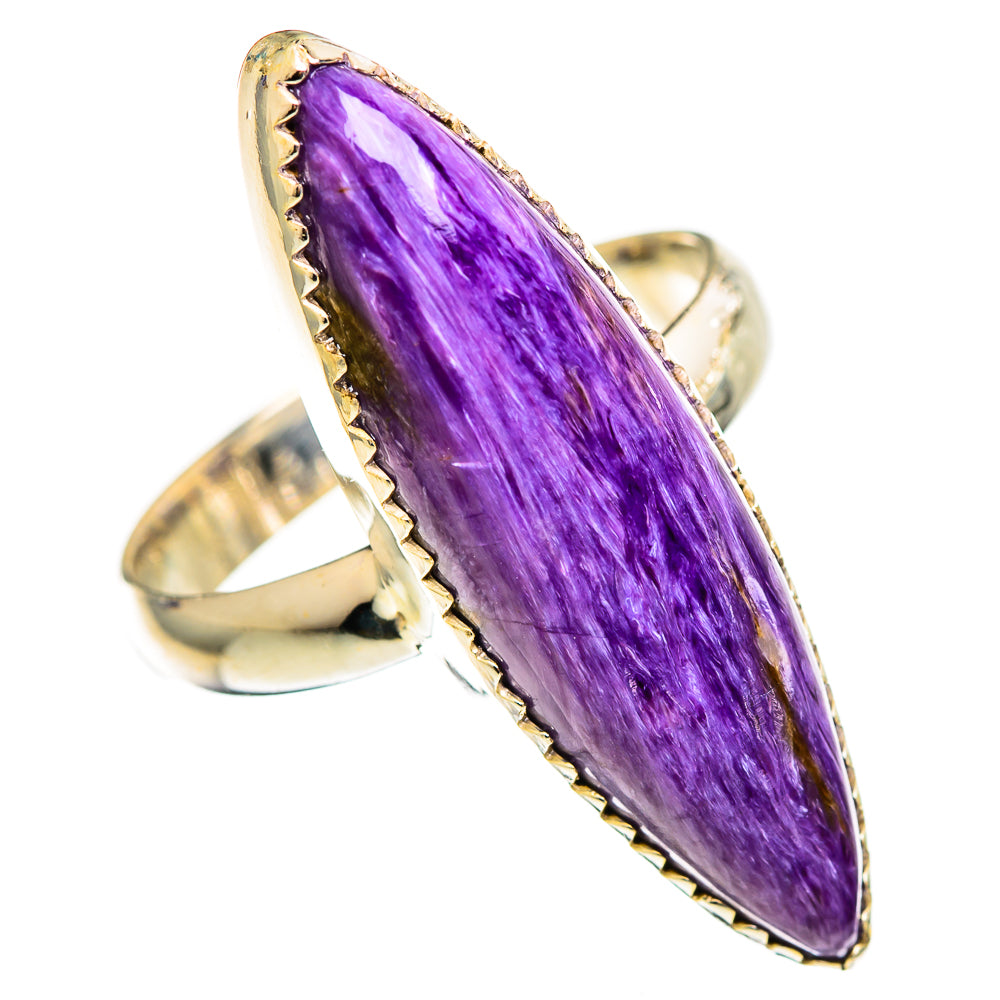 Charoite Rings handcrafted by Anasilvercos - RING110686 - Photo 2