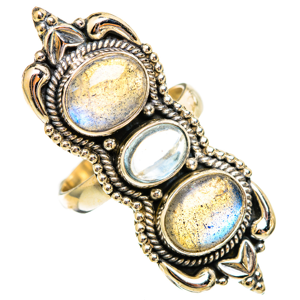 Labradorite Rings handcrafted by Anasilvercos - RING110699 - Photo 2