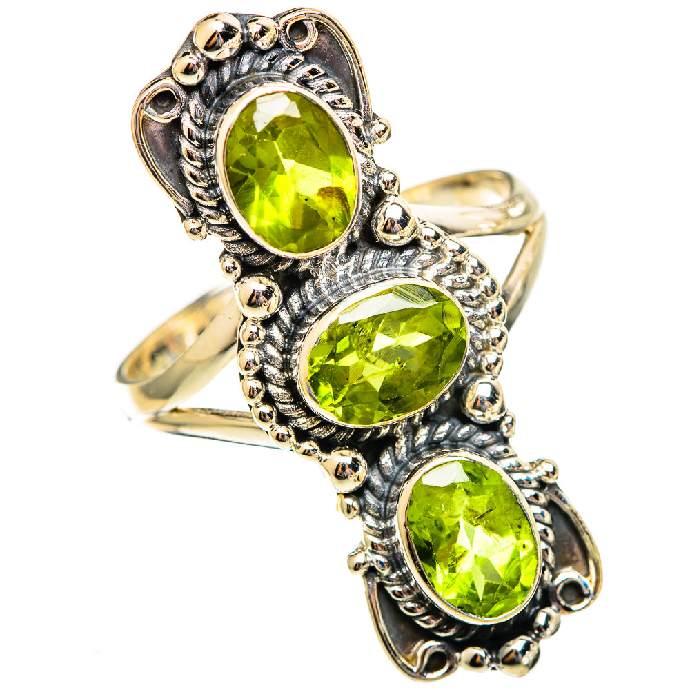 Peridot Rings handcrafted by Anasilvercos - RING110709 - Photo 2