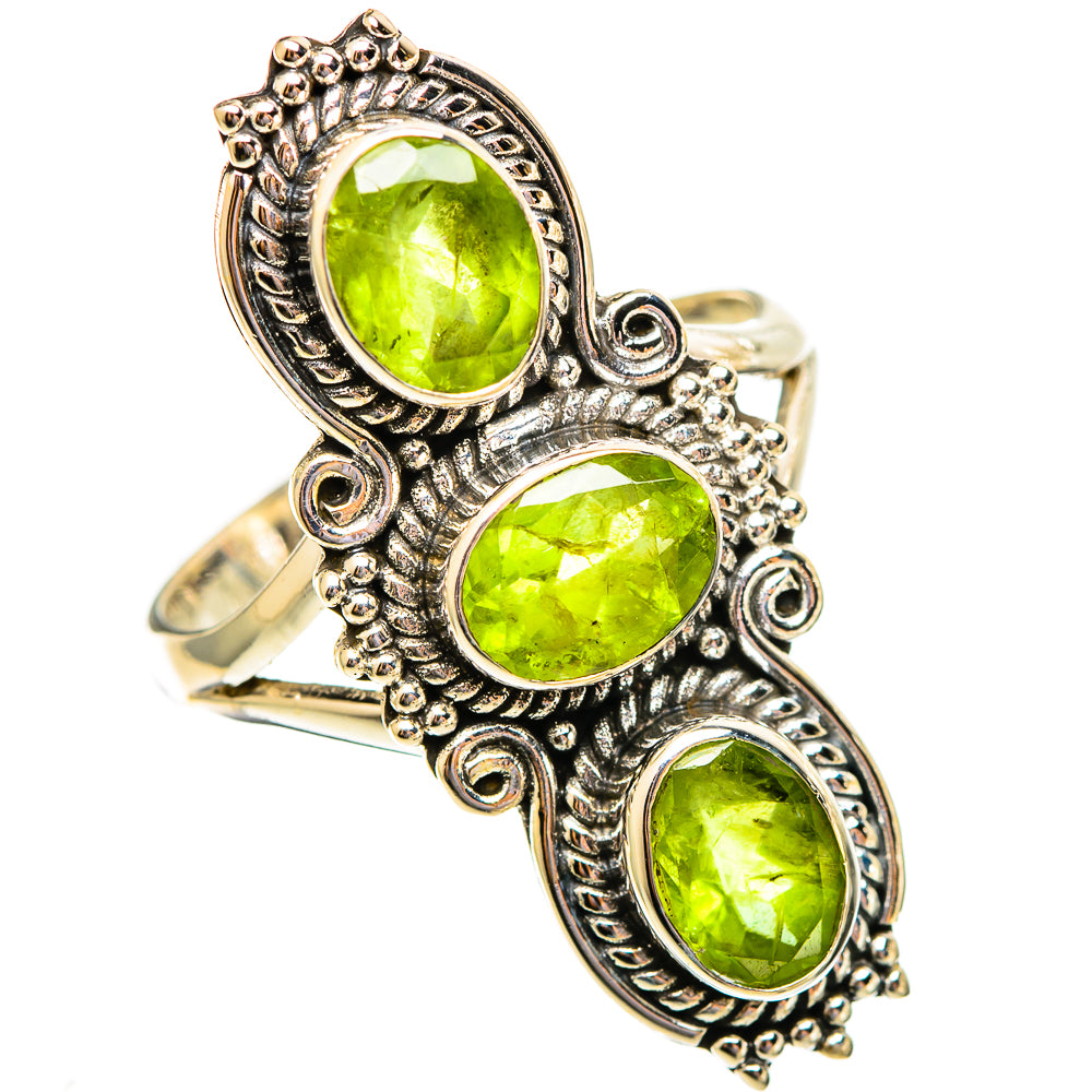 Peridot Rings handcrafted by Anasilvercos - RING110711 - Photo 2