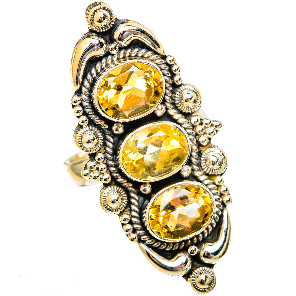 Citrine Rings handcrafted by Anasilvercos - RING110717 - Photo 2