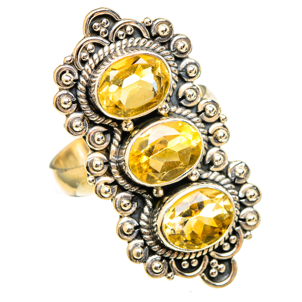 Citrine Rings handcrafted by Anasilvercos - RING110721 - Photo 2