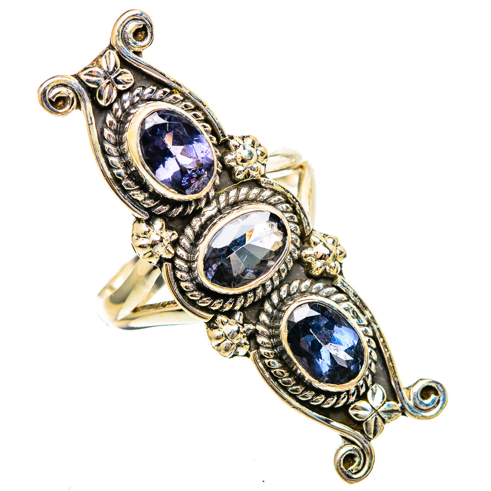 Violet Spinel Rings handcrafted by Anasilvercos - RING110723 - Photo 2