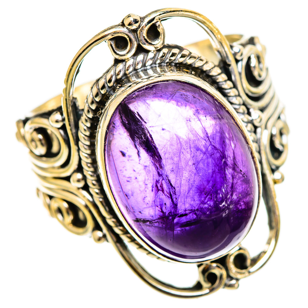 Amethyst Rings handcrafted by Anasilvercos - RING110730 - Photo 2