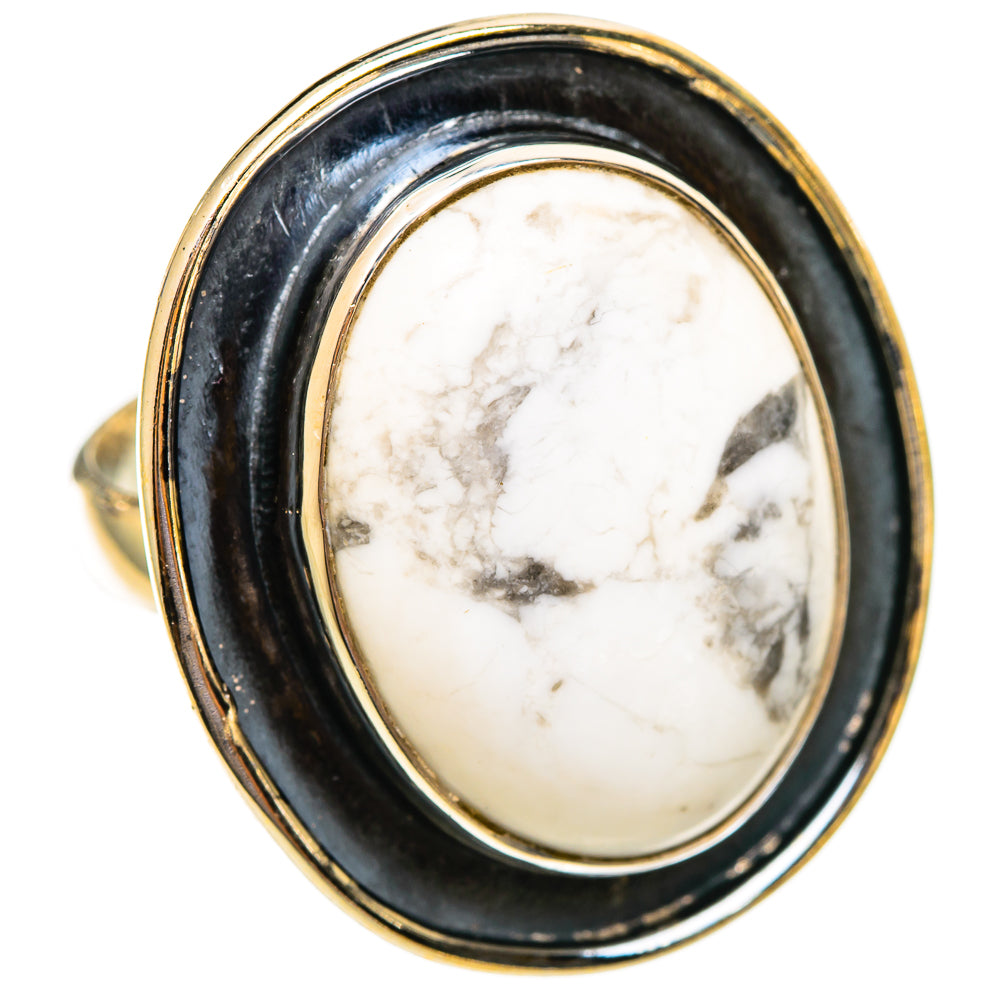 Howlite Rings handcrafted by Anasilvercos - RING110738 - Photo 2
