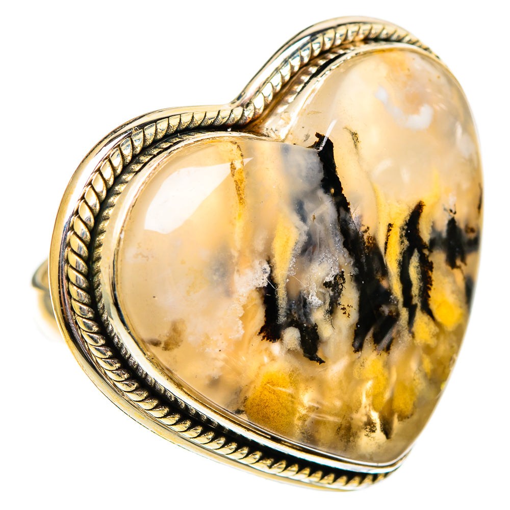 Plume Agate Rings handcrafted by Anasilvercos - RING110747 - Photo 2