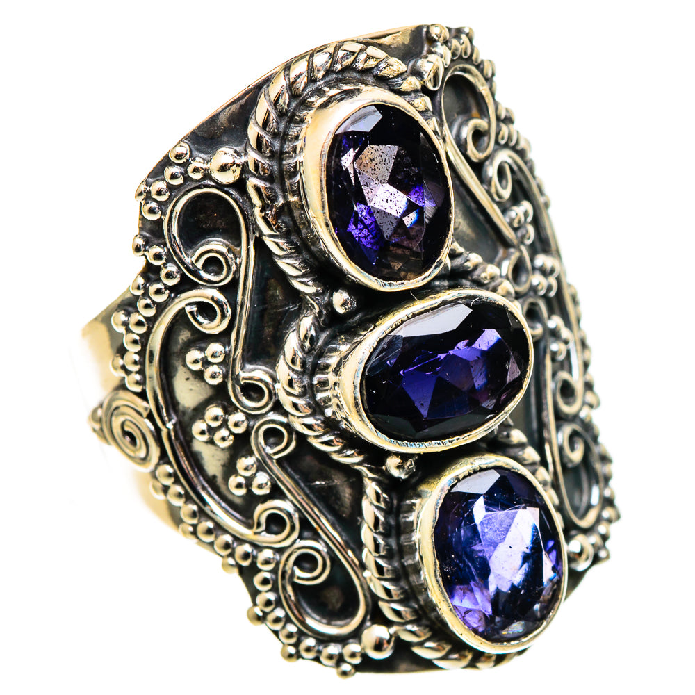 Violet Spinel Rings handcrafted by Anasilvercos - RING110766 - Photo 2