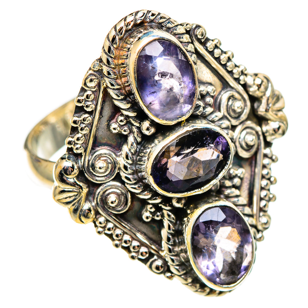 Violet Spinel Rings handcrafted by Anasilvercos - RING110768 - Photo 2