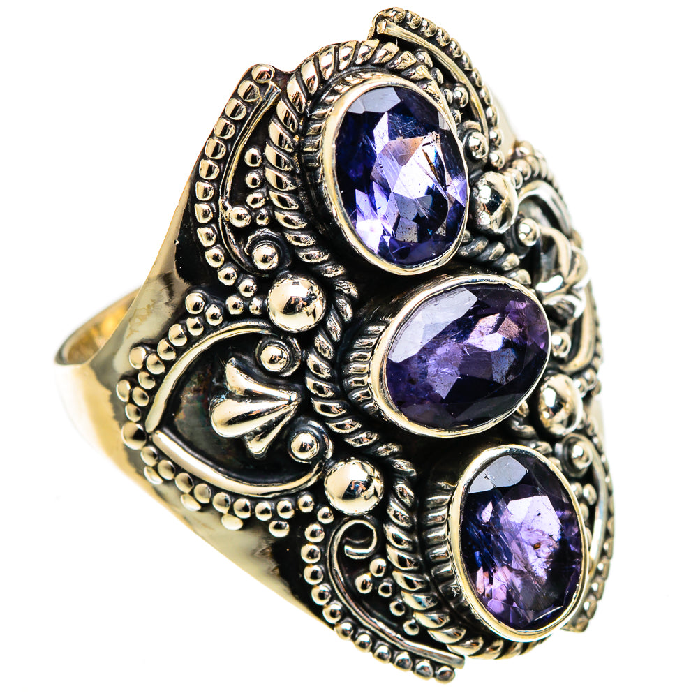 Violet Spinel Rings handcrafted by Anasilvercos - RING110769 - Photo 2