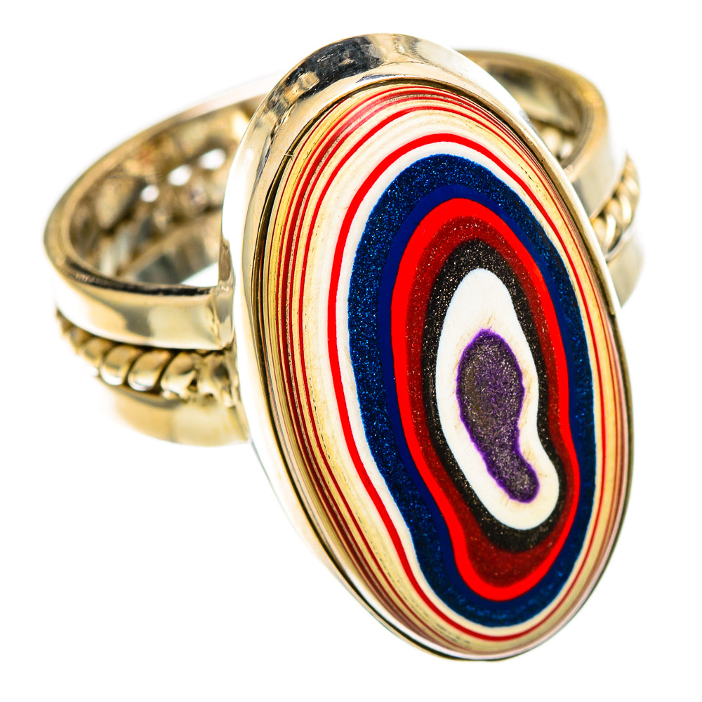 Fordite Rings handcrafted by Anasilvercos - RING110780 - Photo 2