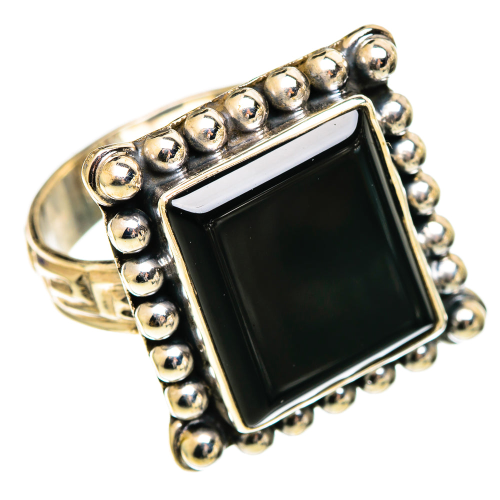 Black Onyx Rings handcrafted by Anasilvercos - RING110800 - Photo 2