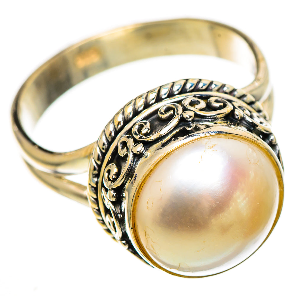 Cultured Pearl Rings handcrafted by Anasilvercos - RING110801 - Photo 2