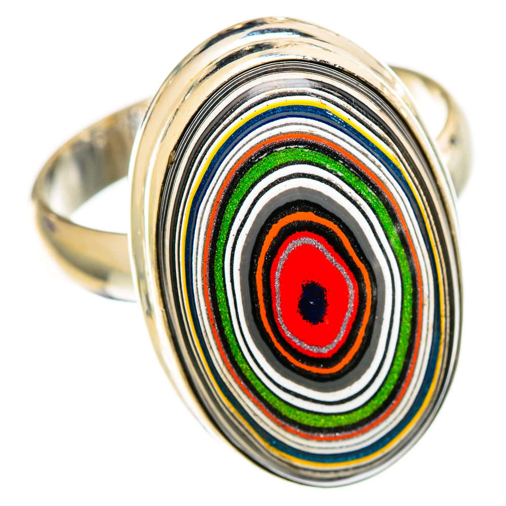 Fordite Rings handcrafted by Anasilvercos - RING110808 - Photo 2