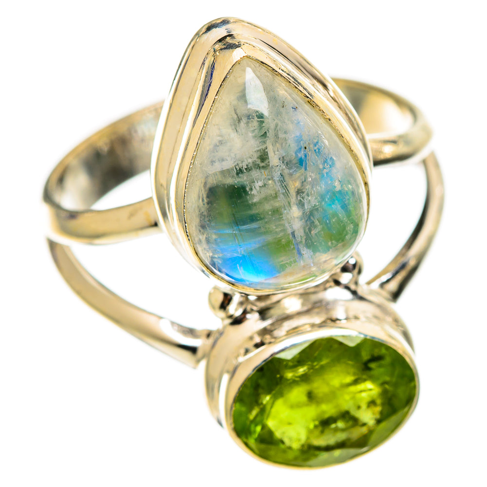 Green Moonstone Rings handcrafted by Anasilvercos - RING110817 - Photo 2