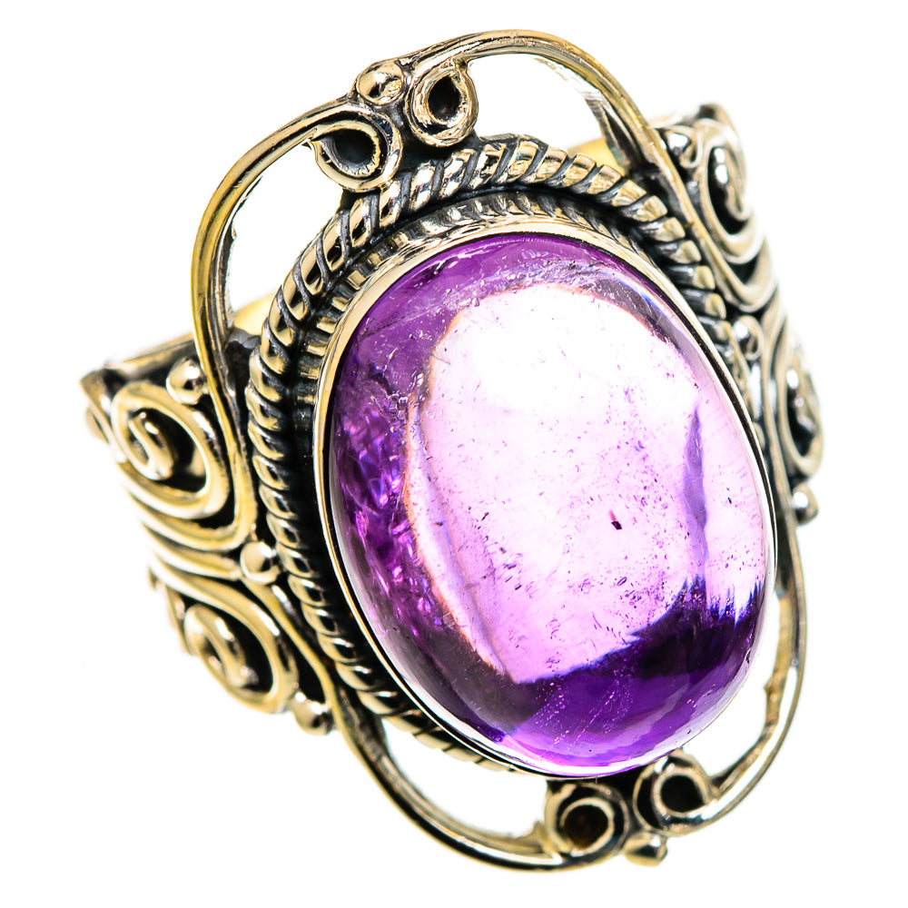 Amethyst Rings handcrafted by Anasilvercos - RING110820 - Photo 2