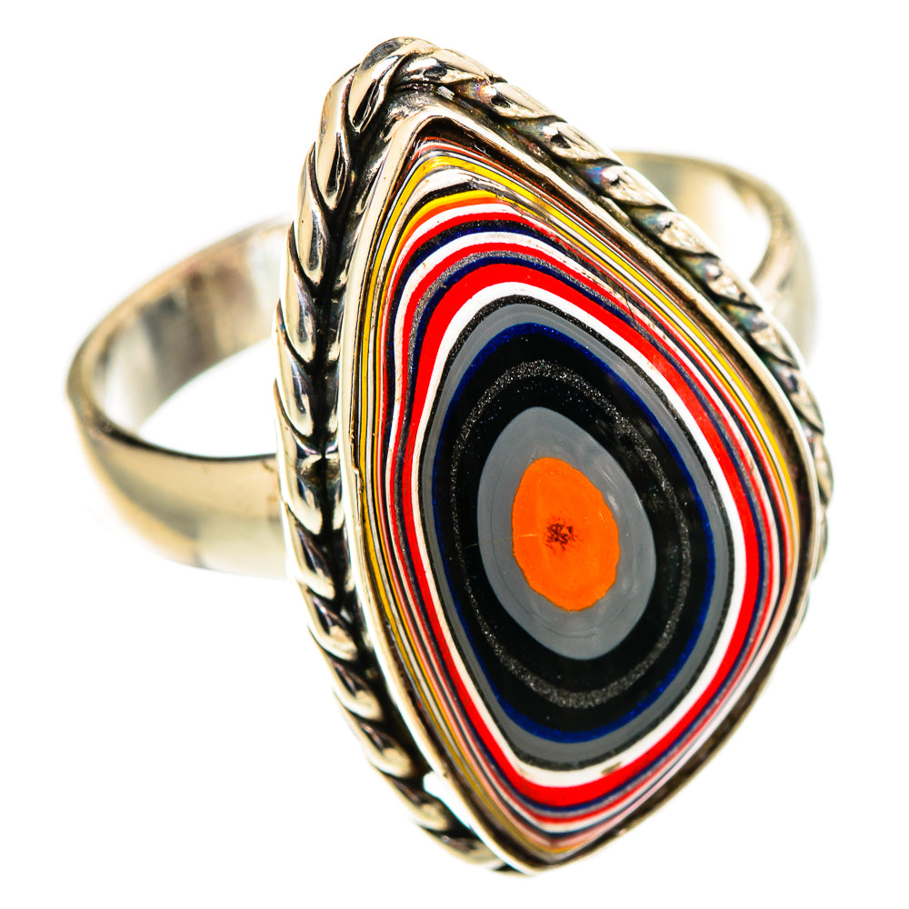 Fordite Rings handcrafted by Anasilvercos - RING110832 - Photo 2
