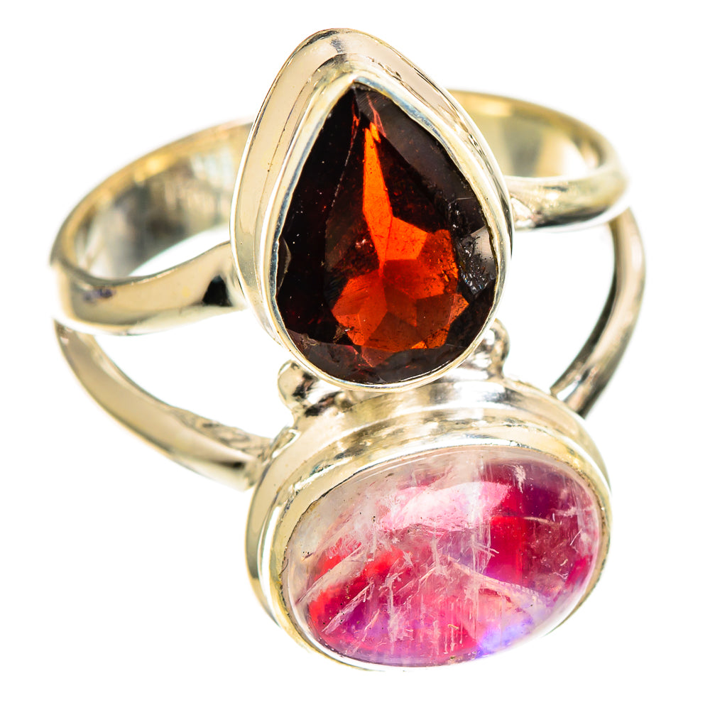 Pink Moonstone Rings handcrafted by Anasilvercos - RING110833 - Photo 2