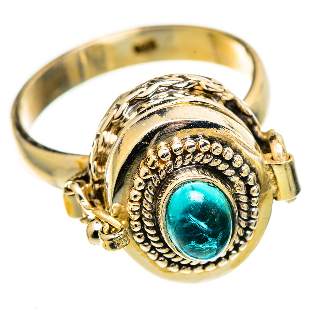 Blue Tourmaline Rings handcrafted by Anasilvercos - RING110838 - Photo 2