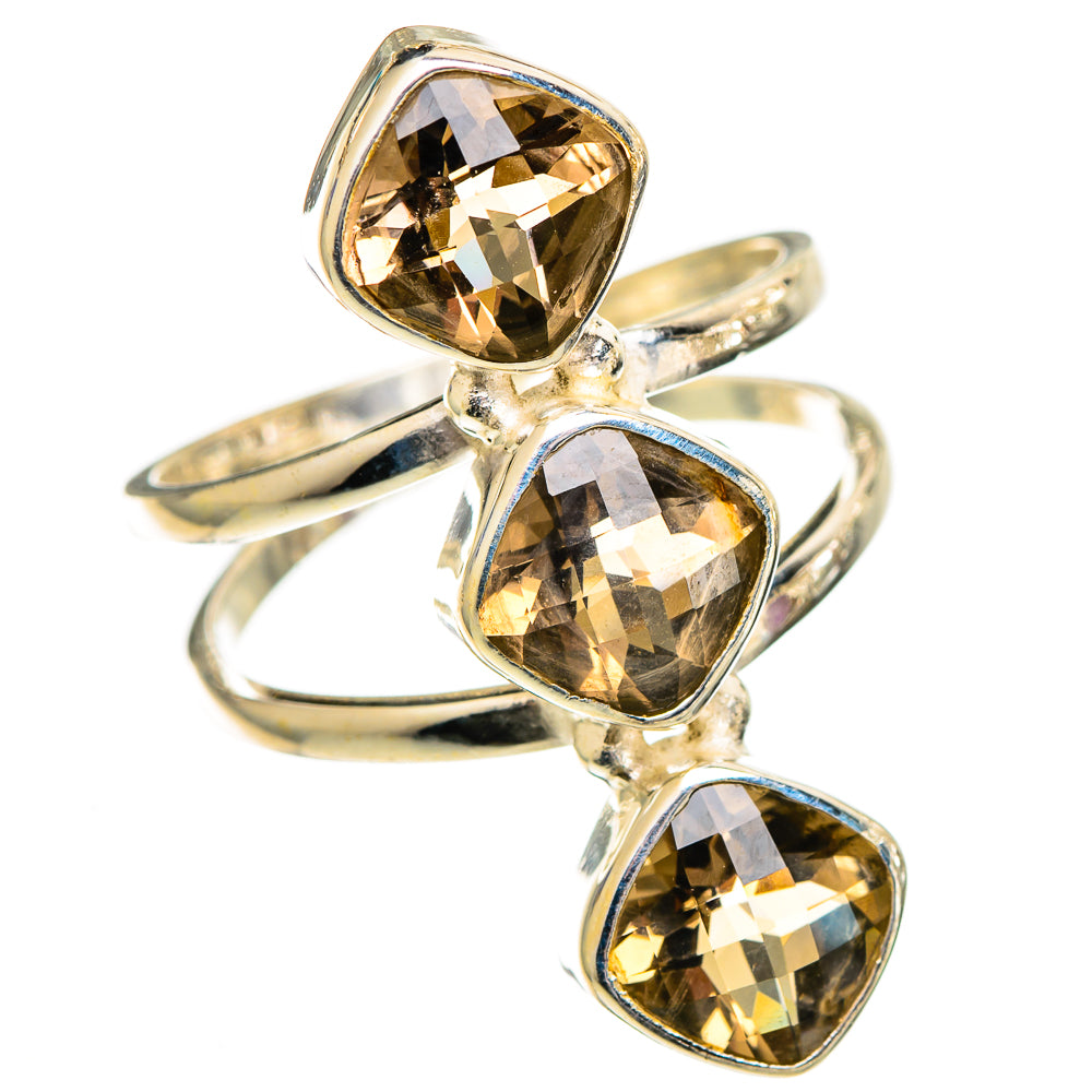 Smoky Quartz Rings handcrafted by Anasilvercos - RING110844 - Photo 2