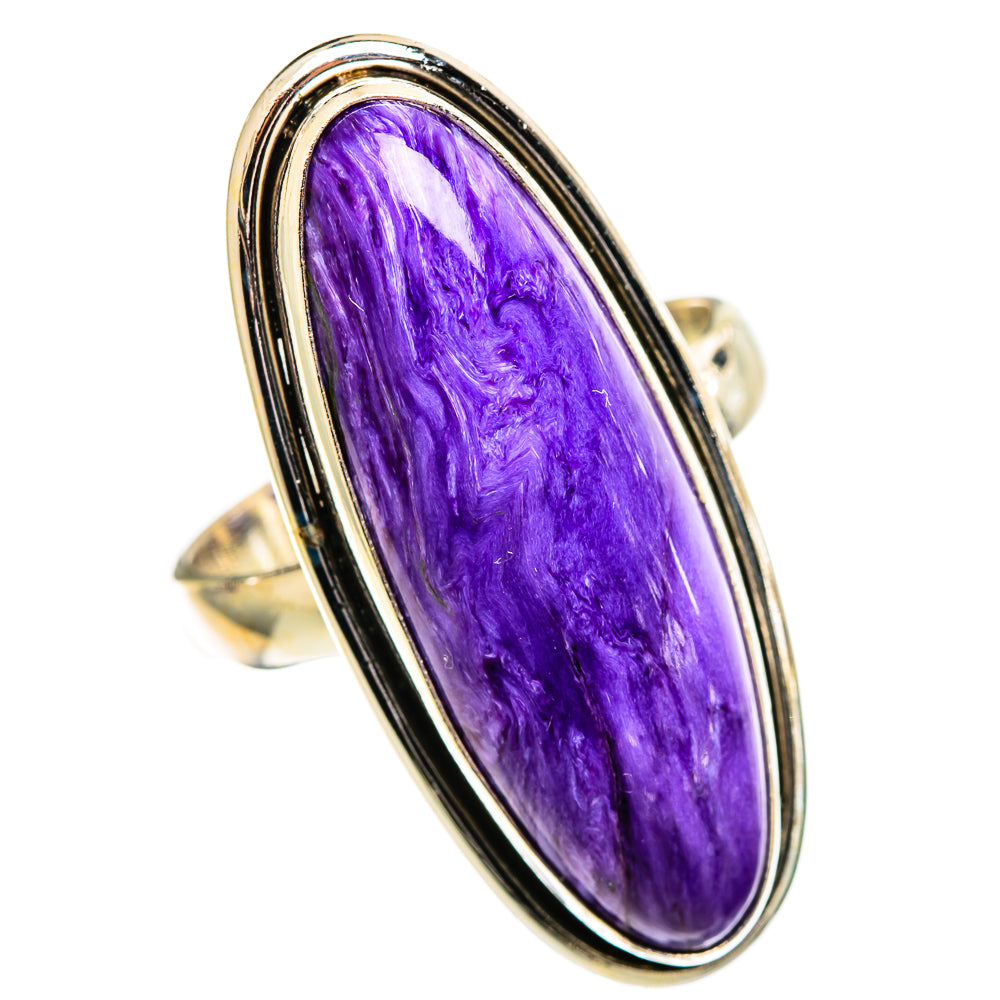 Charoite Rings handcrafted by Anasilvercos - RING110850 - Photo 2