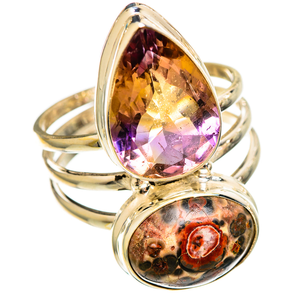 Mushroom Rhyolite Rings handcrafted by Anasilvercos - RING110865 - Photo 2